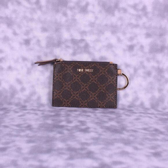 Nine West Lawson Key Pouch Black and Brown - Picture 1 of 7
